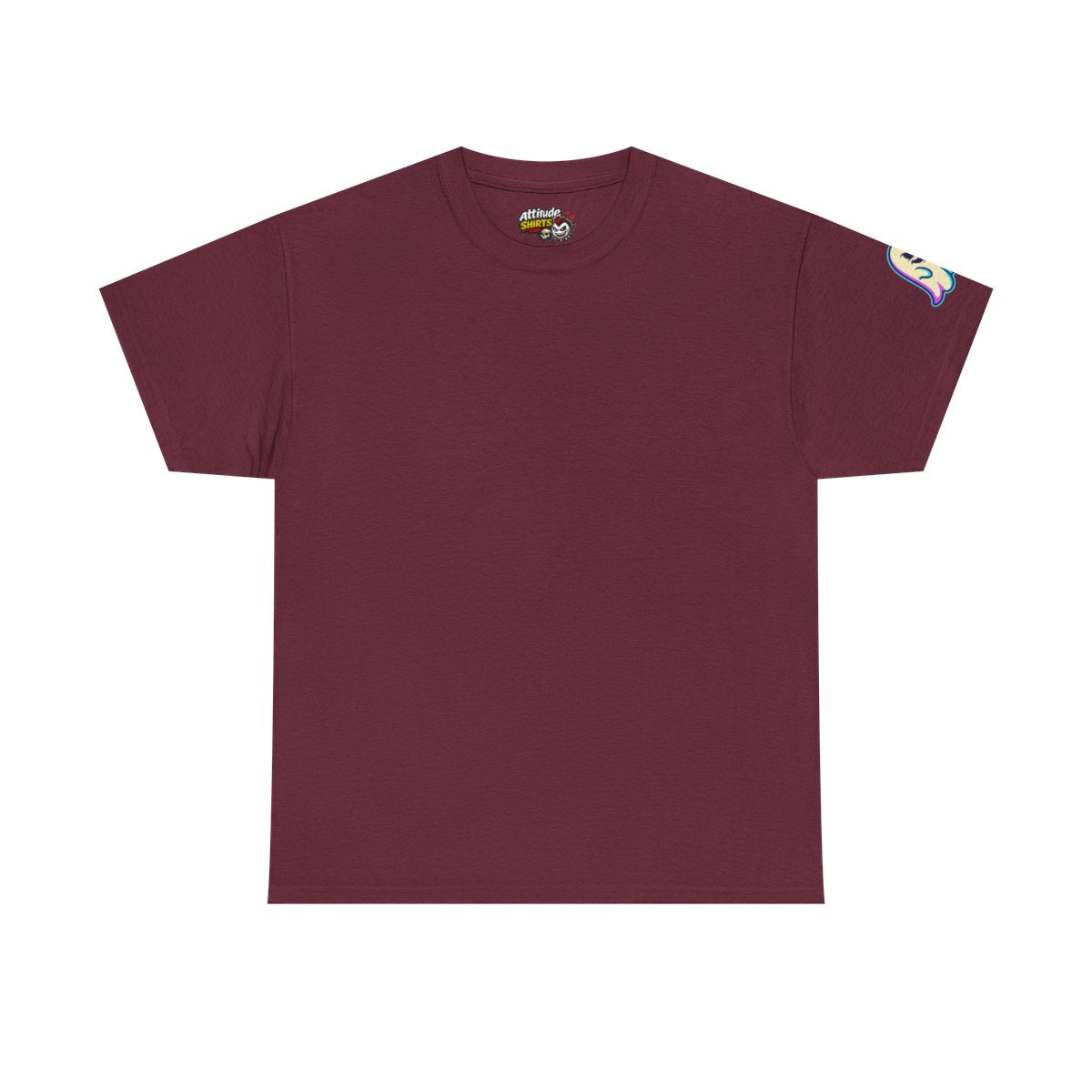 Color: Maroon | Ghosting Premium Graphic Tee