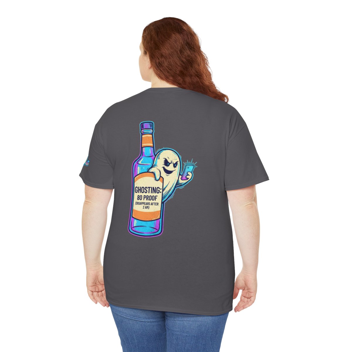 Color: Charcoal | Ghosting Premium Graphic Tee