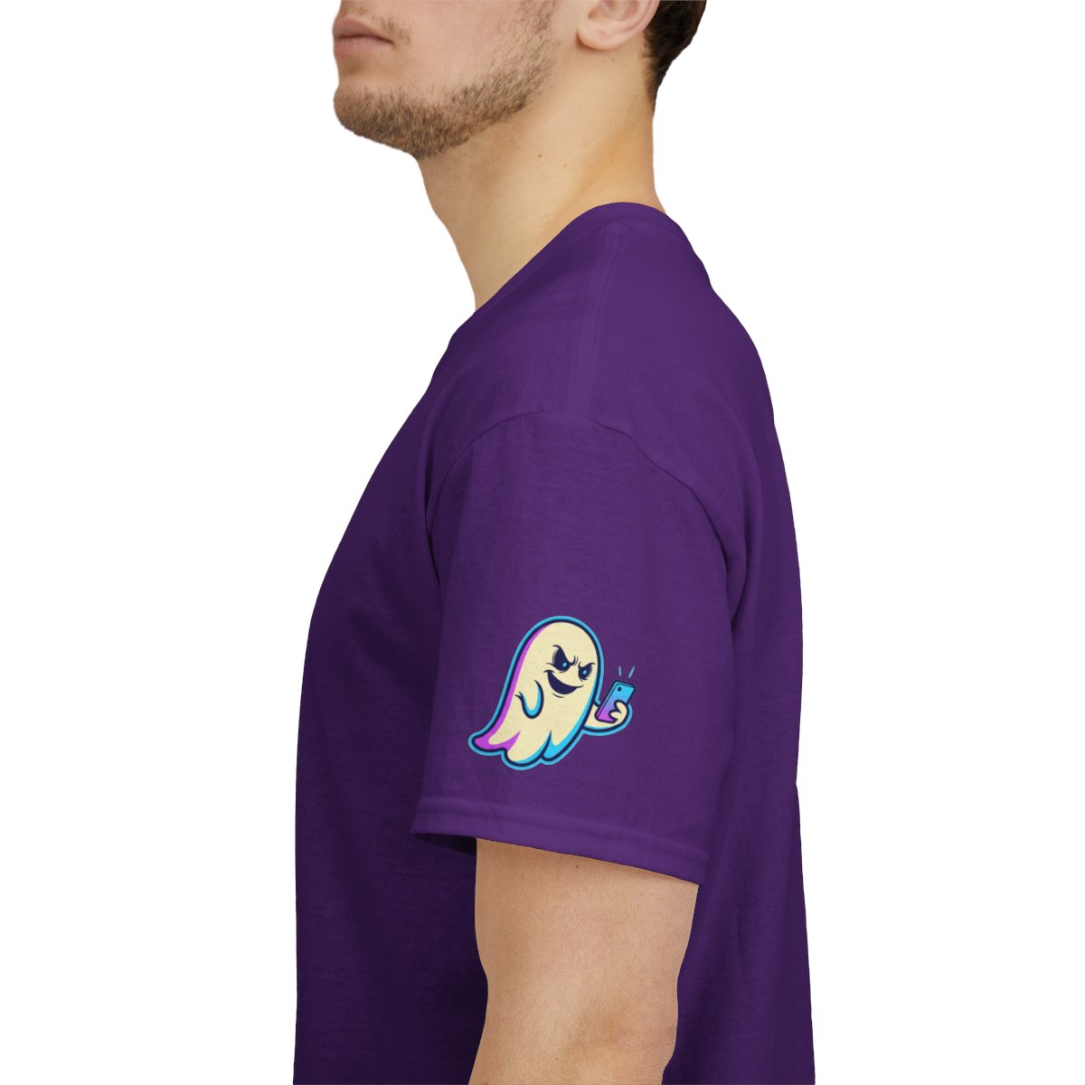 Color: Purple | Ghosting Premium Graphic Tee