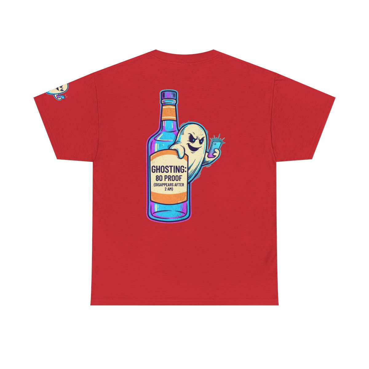 Color: Red | Ghosting Premium Graphic Tee