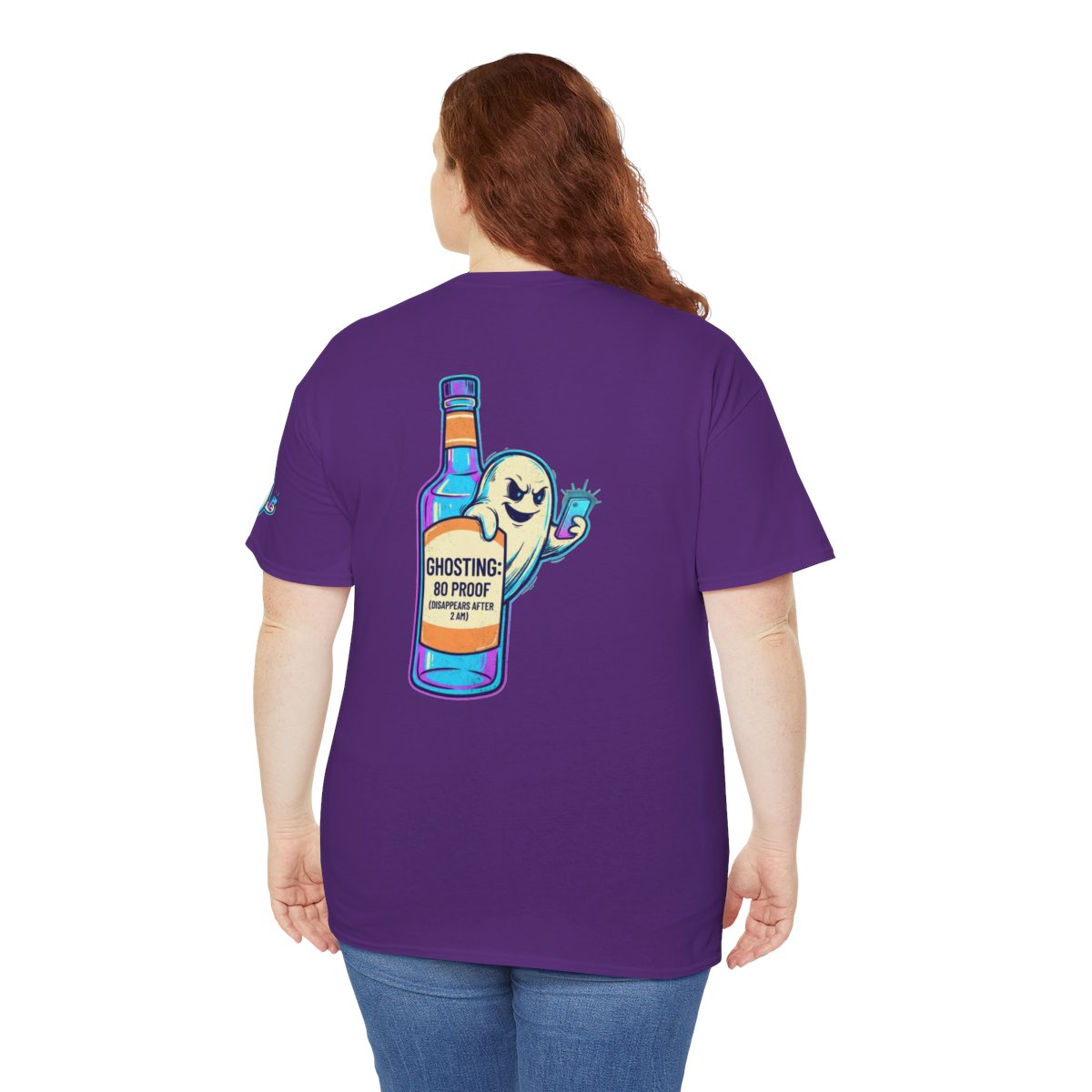 Color: Purple | Ghosting Premium Graphic Tee