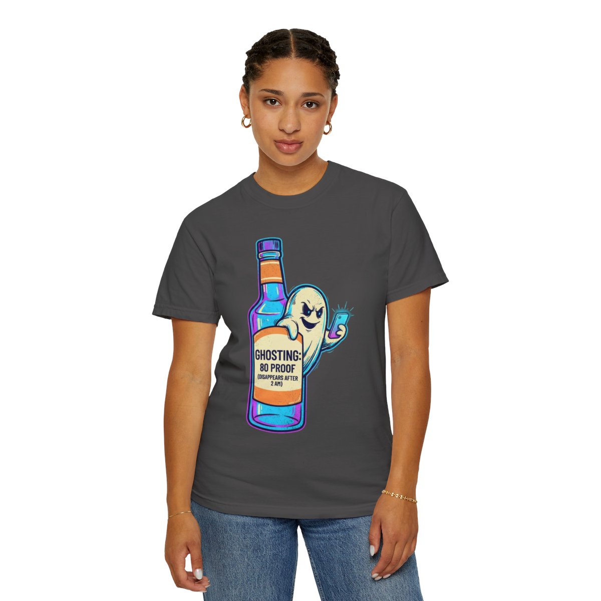 Color: Graphite | Ghosting Unisex Garment-Dyed Tee