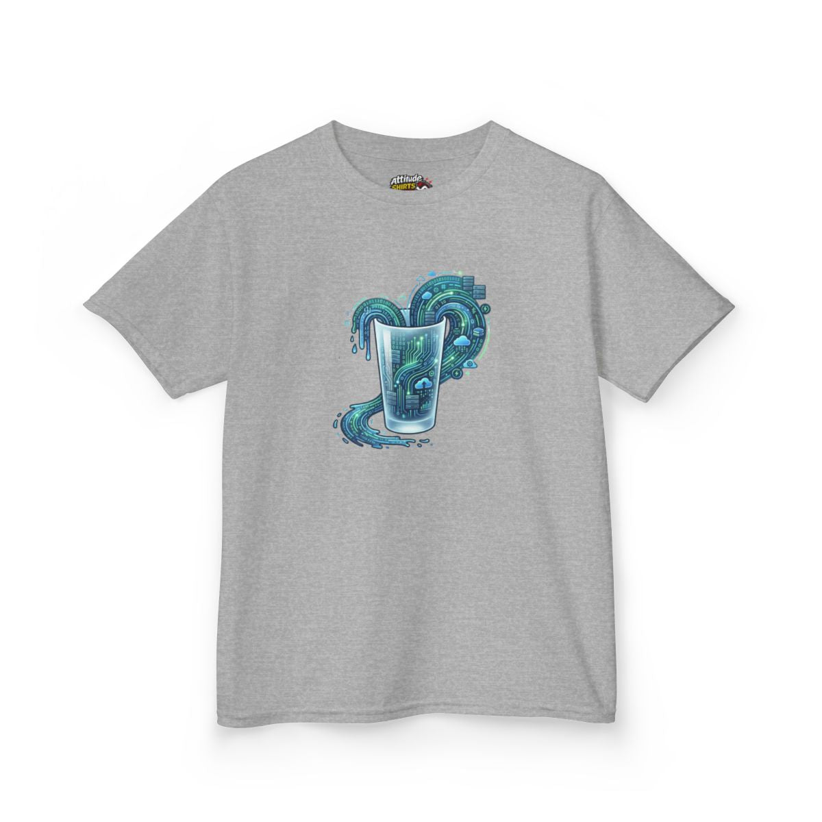Color: Sport Grey | Glass of Data Kids Tee