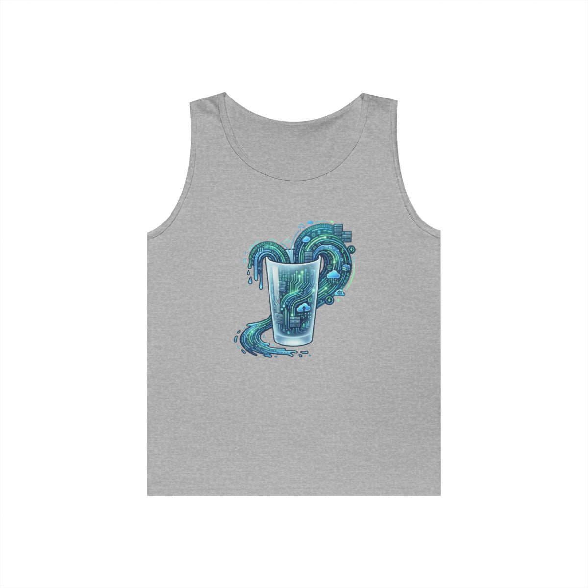 Color: Sport Grey | Glass of Data Tank Top
