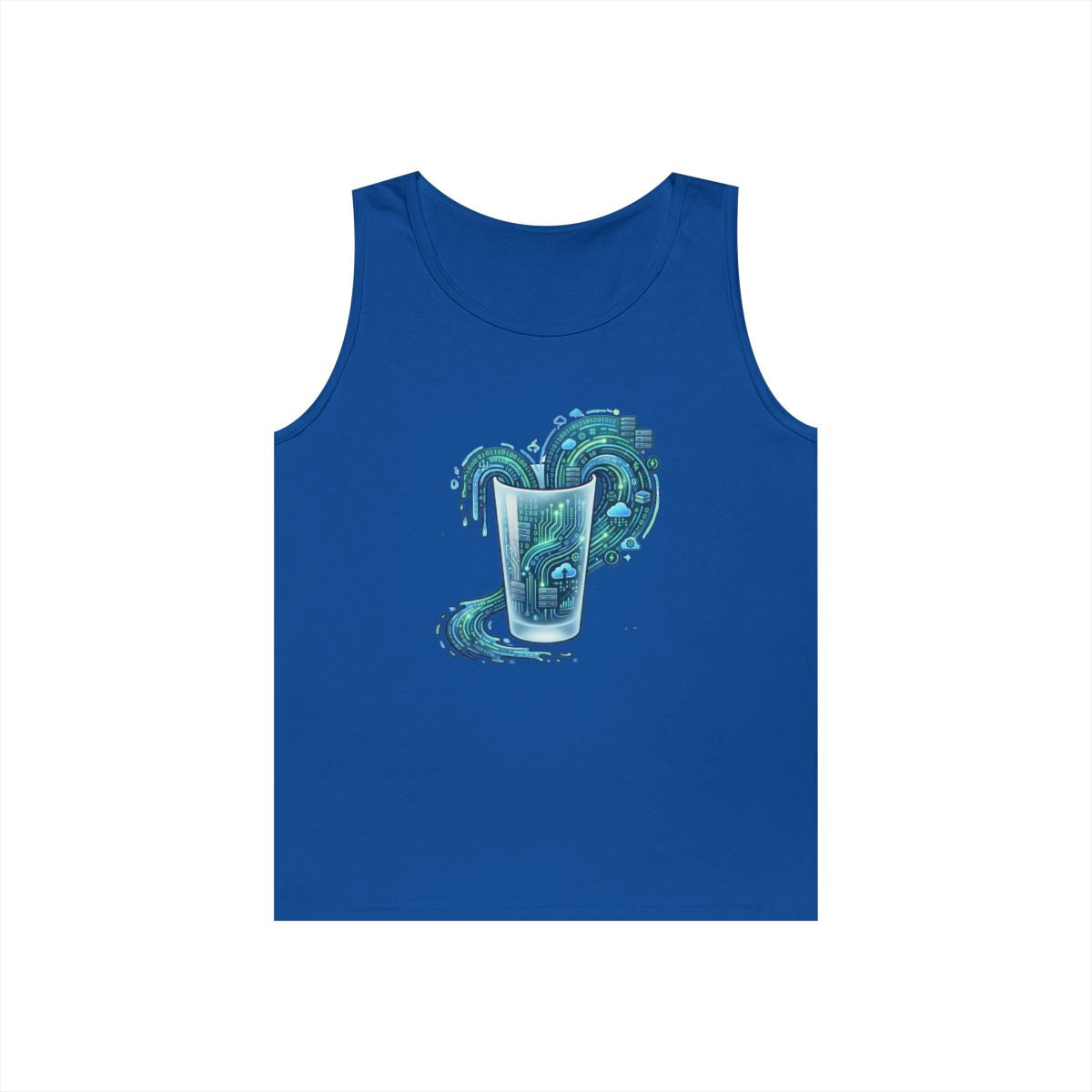 Color: Royal | Glass of Data Tank Top