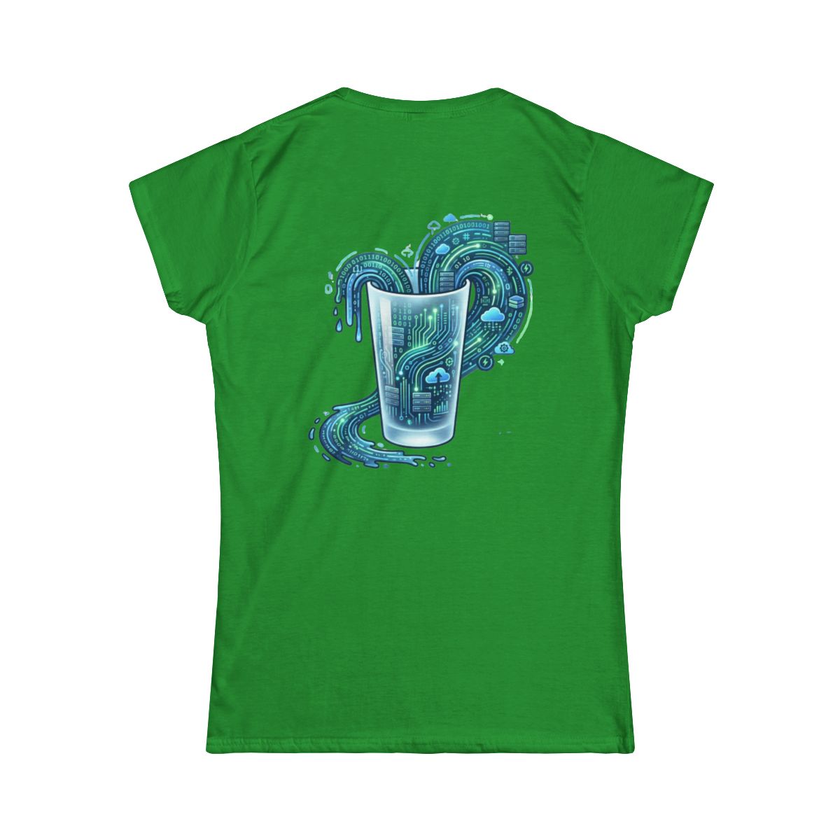 Color: Irish Green | Glass of Data Women's Tee