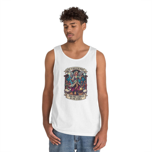 Color: White | Glory to God Samples In The Stable Tank Top