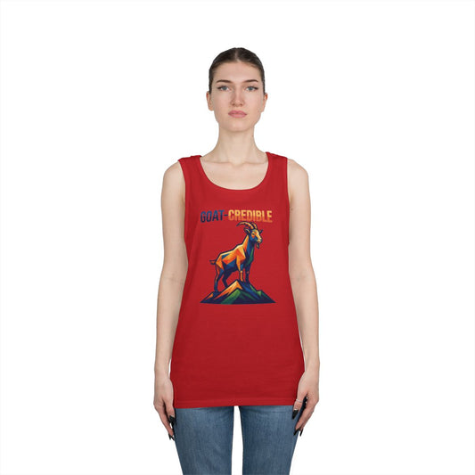 Color: Red | Goat Credible Tank Top