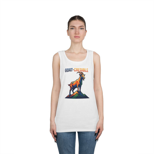 Color: White | Goat Credible Tank Top