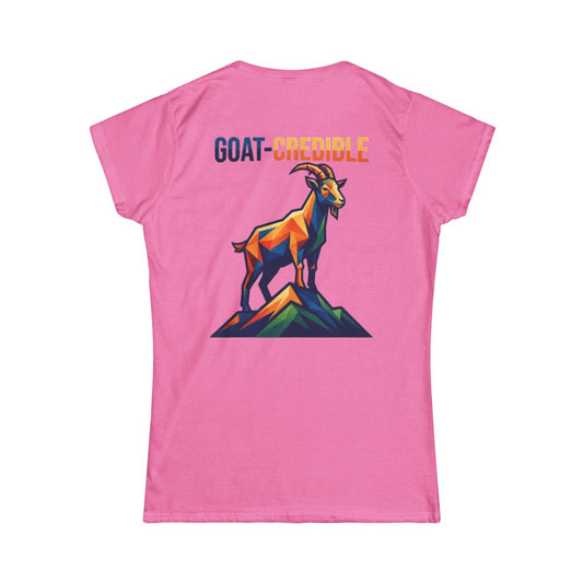 Color: Azalea | Goat Credible Women's Tee