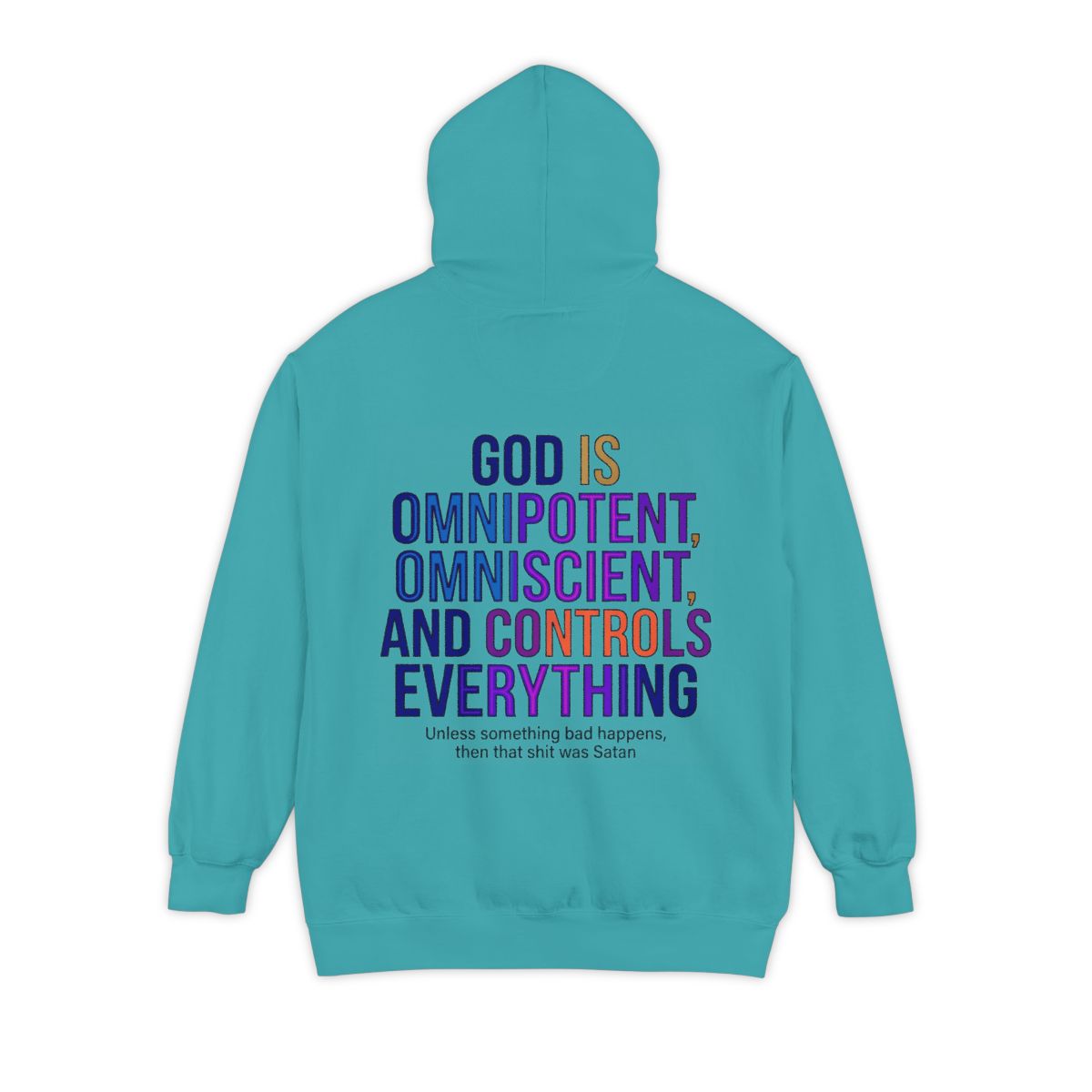Color: Seafoam | God Controls Everything Garment-Dyed Hoodie