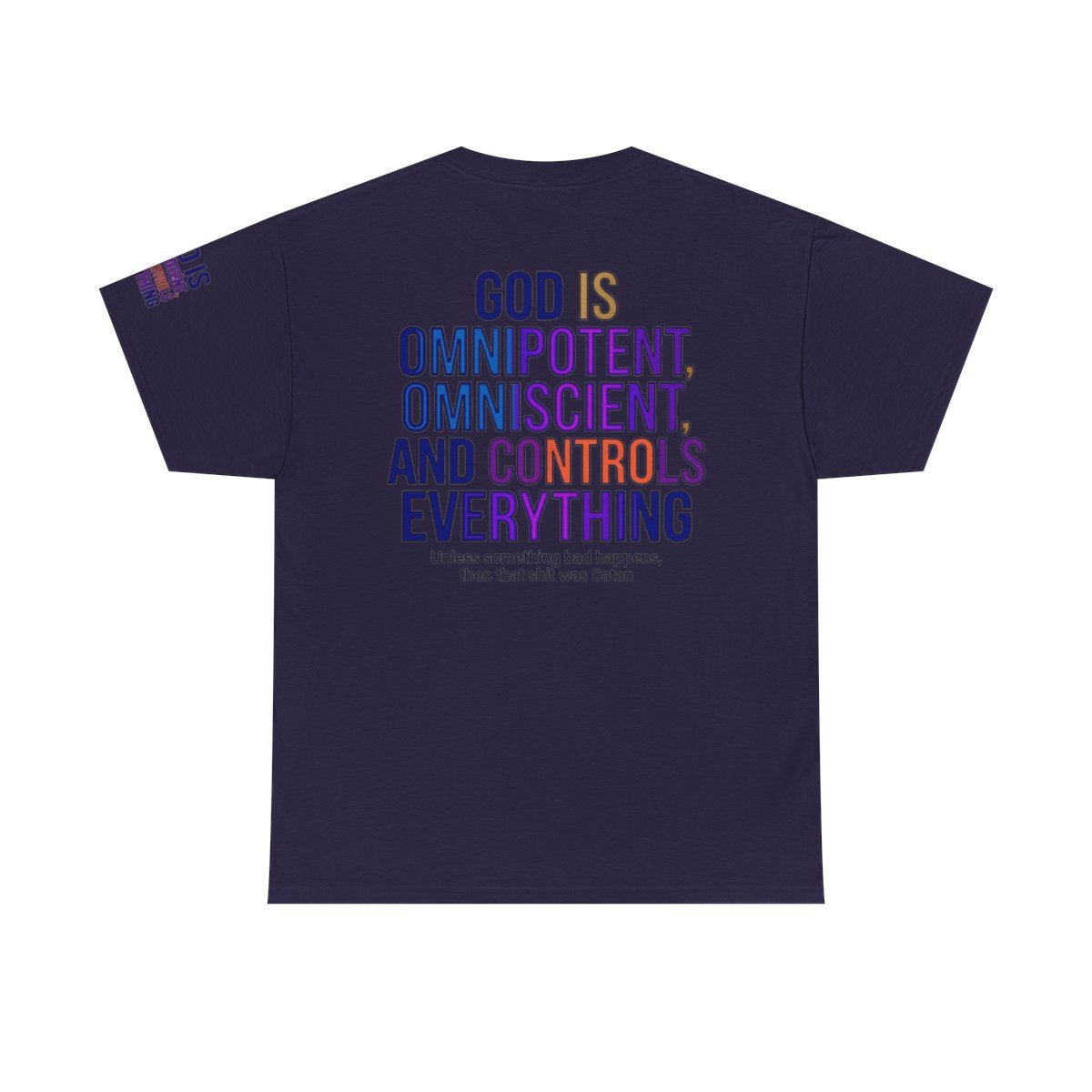 Color: Blackberry | God Controls Everything Premium Graphic Tee