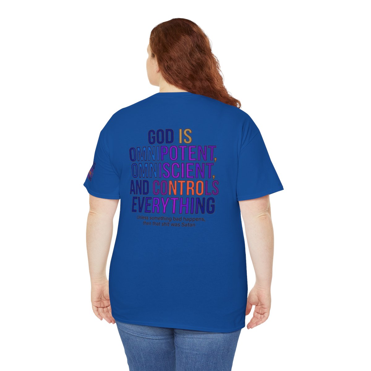 Color: Royal | God Controls Everything Premium Graphic Tee
