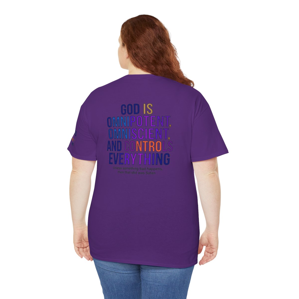 Color: Purple | God Controls Everything Premium Graphic Tee