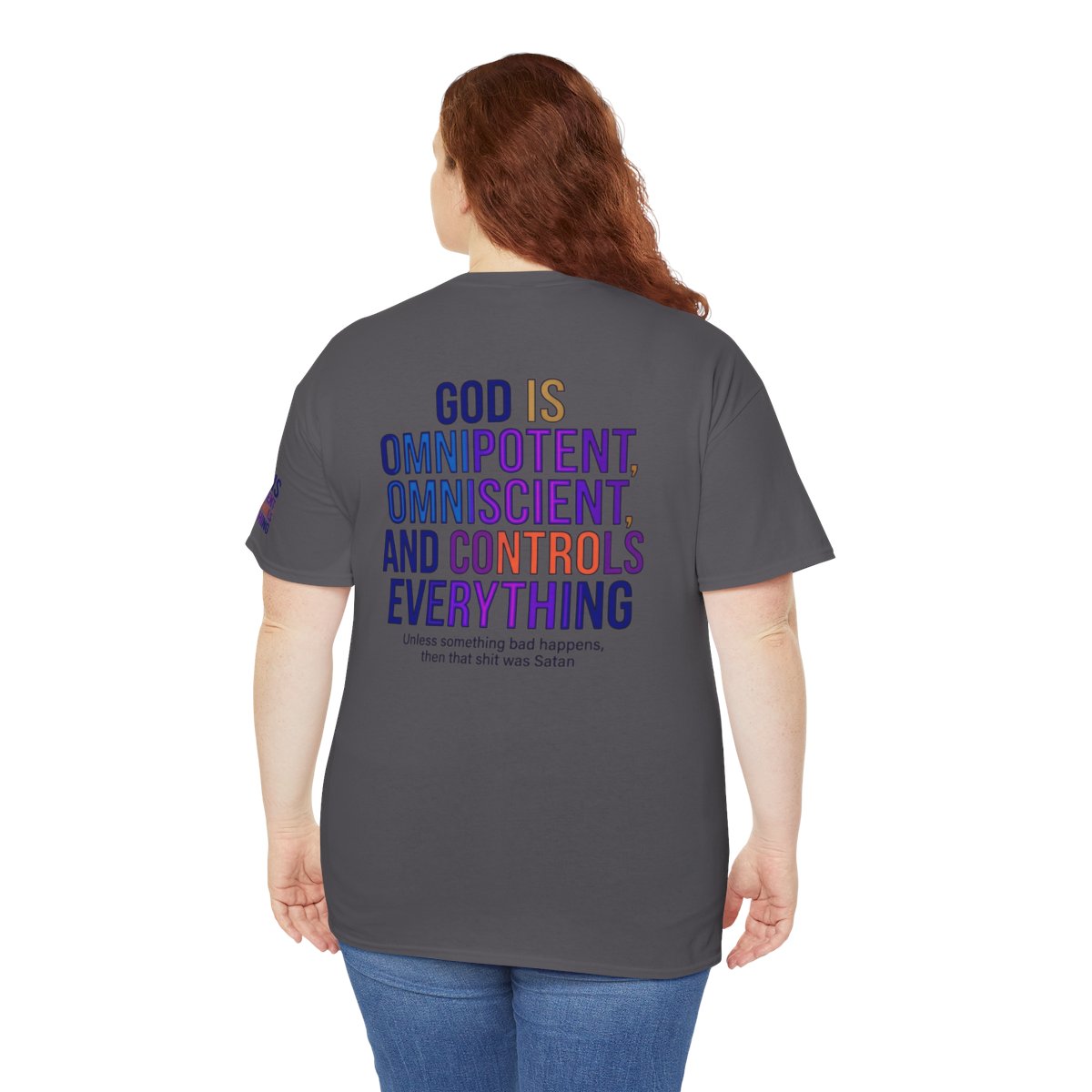 Color: Charcoal | God Controls Everything Premium Graphic Tee