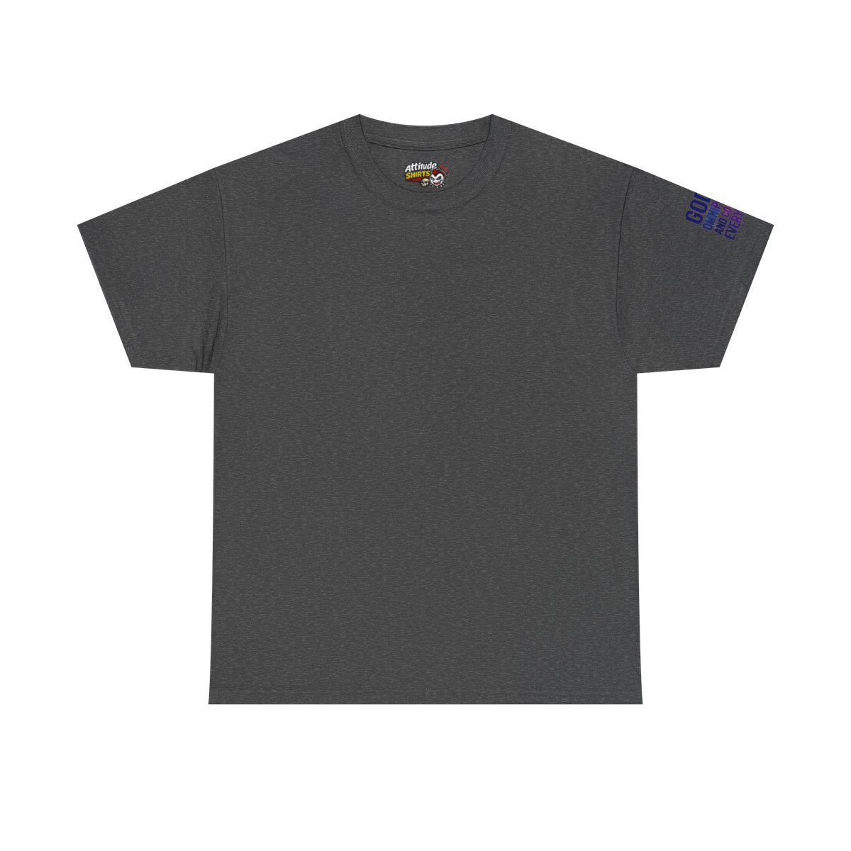 Color: Dark Heather | God Controls Everything Premium Graphic Tee