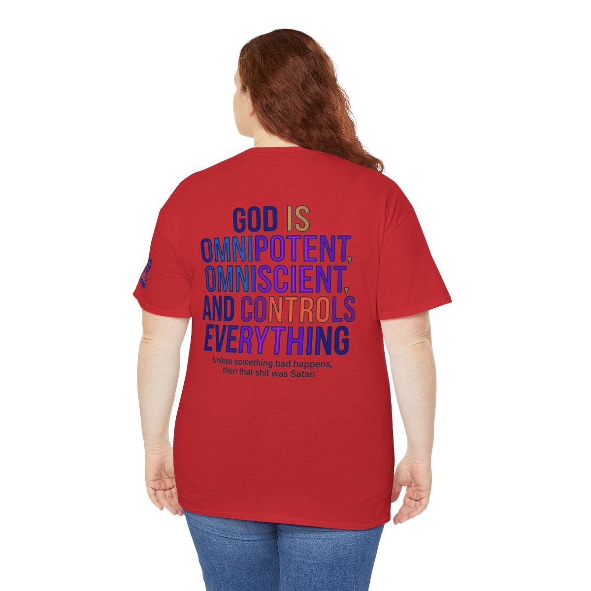 Color: Red | God Controls Everything Premium Graphic Tee