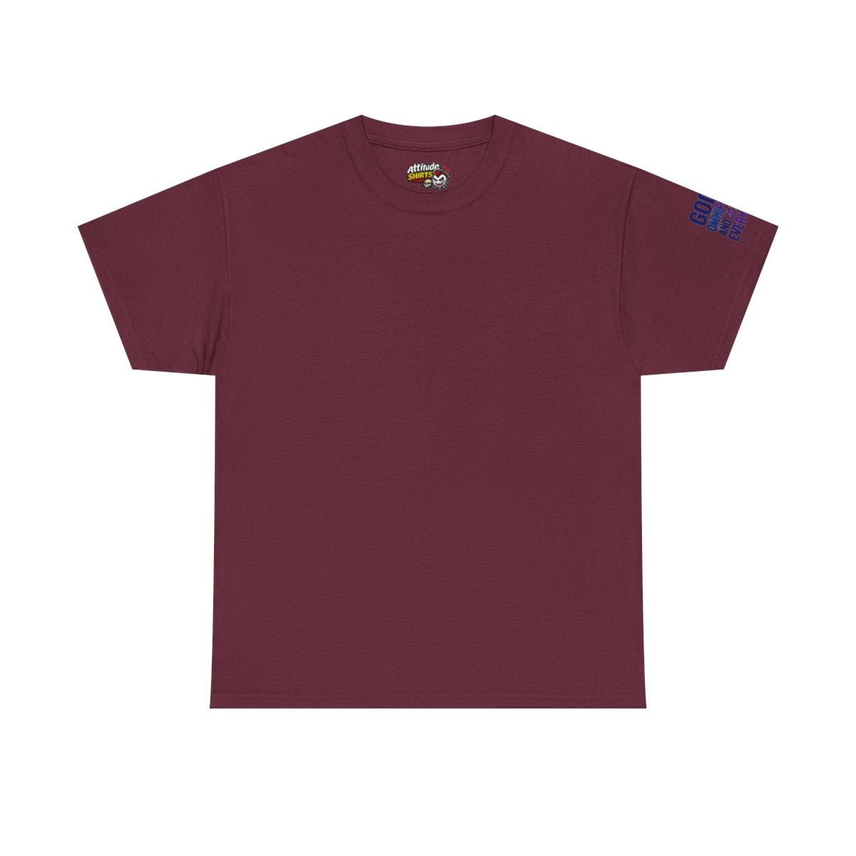 Color: Maroon | God Controls Everything Premium Graphic Tee