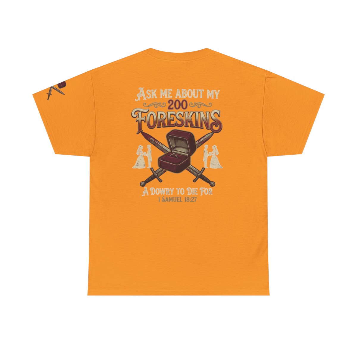 Color: Tennessee Orange | Good Book Series 200 Foreskins Premium Graphic Tee