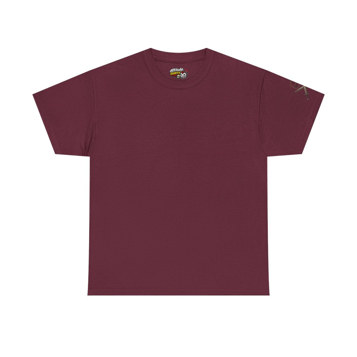 Color: Maroon | Good Book Series 200 Foreskins Premium Graphic Tee