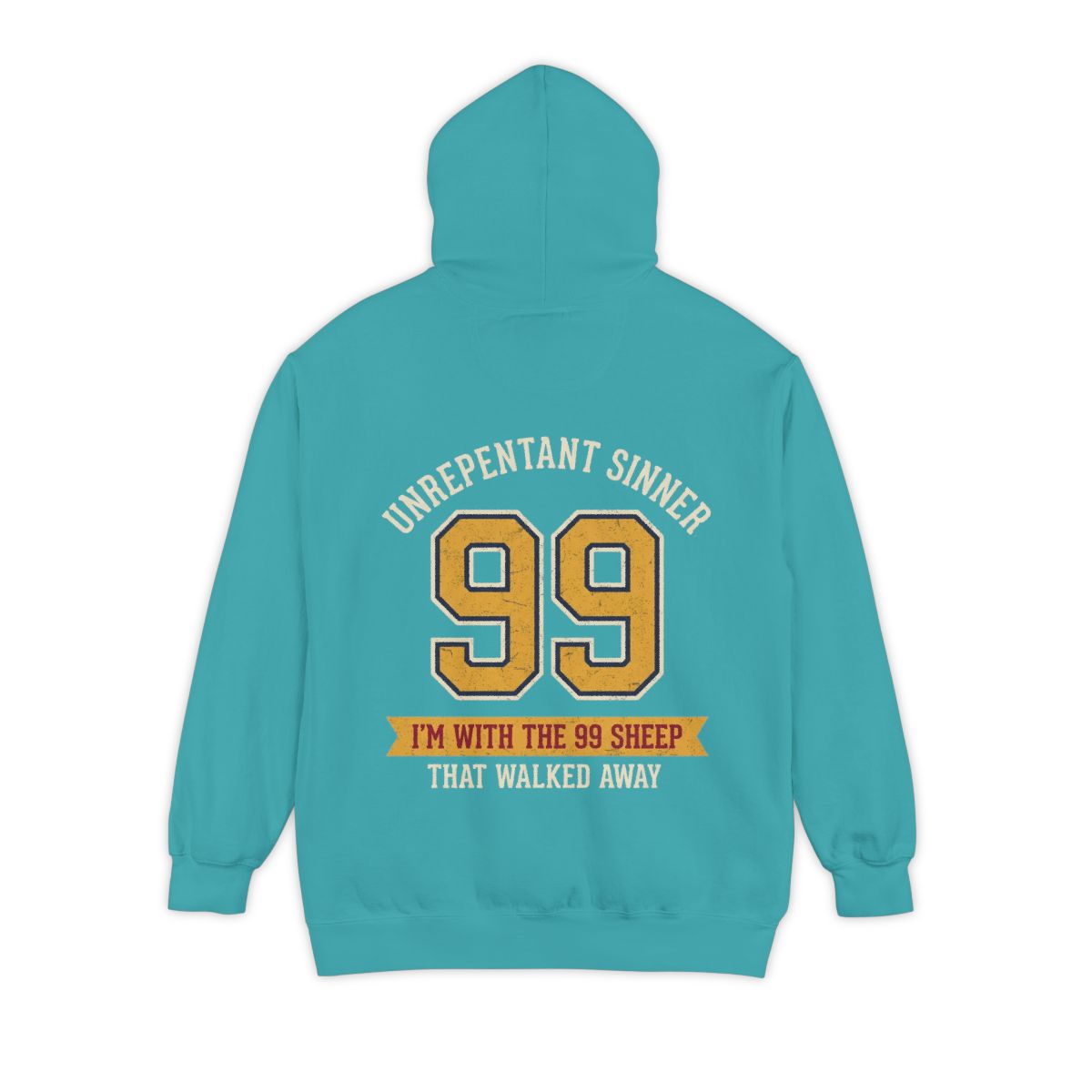 Color: Seafoam | Good Book Series 99 Unrepentant Sinner Garment-Dyed Hoodie