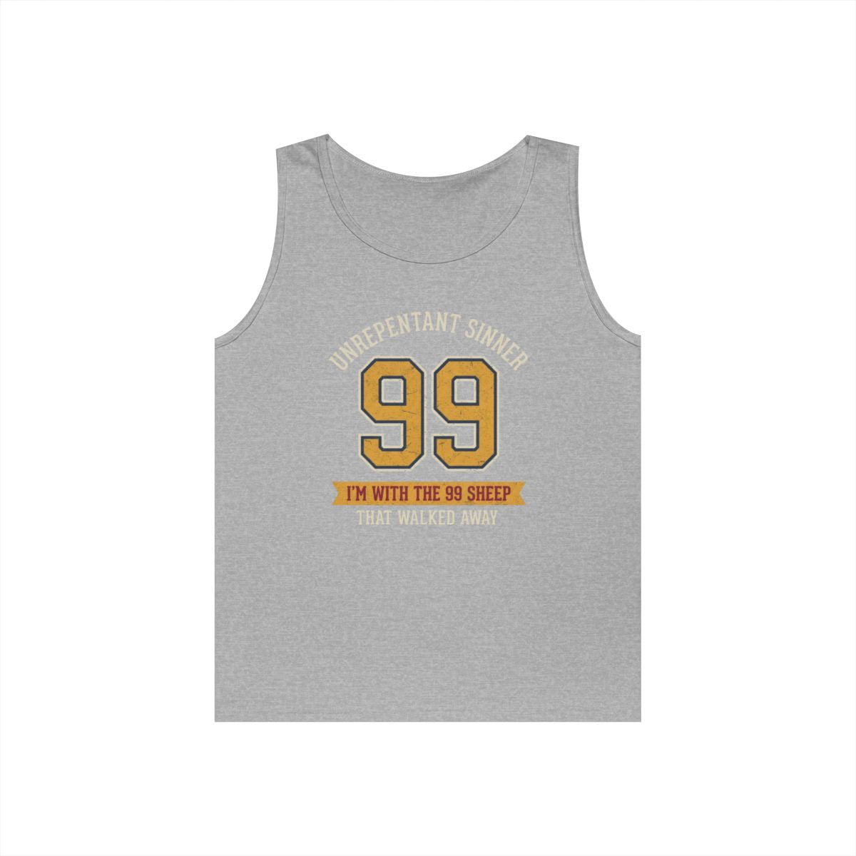 Color: Sport Grey | Good Book Series 99 Unrepentant Sinner Tank Top