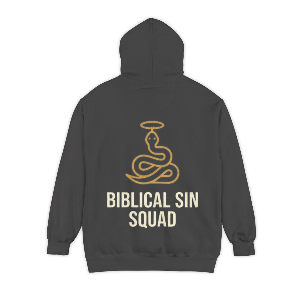 Color: Pepper | Good Book Series Biblical Sin Squad Garment-Dyed Hoodie