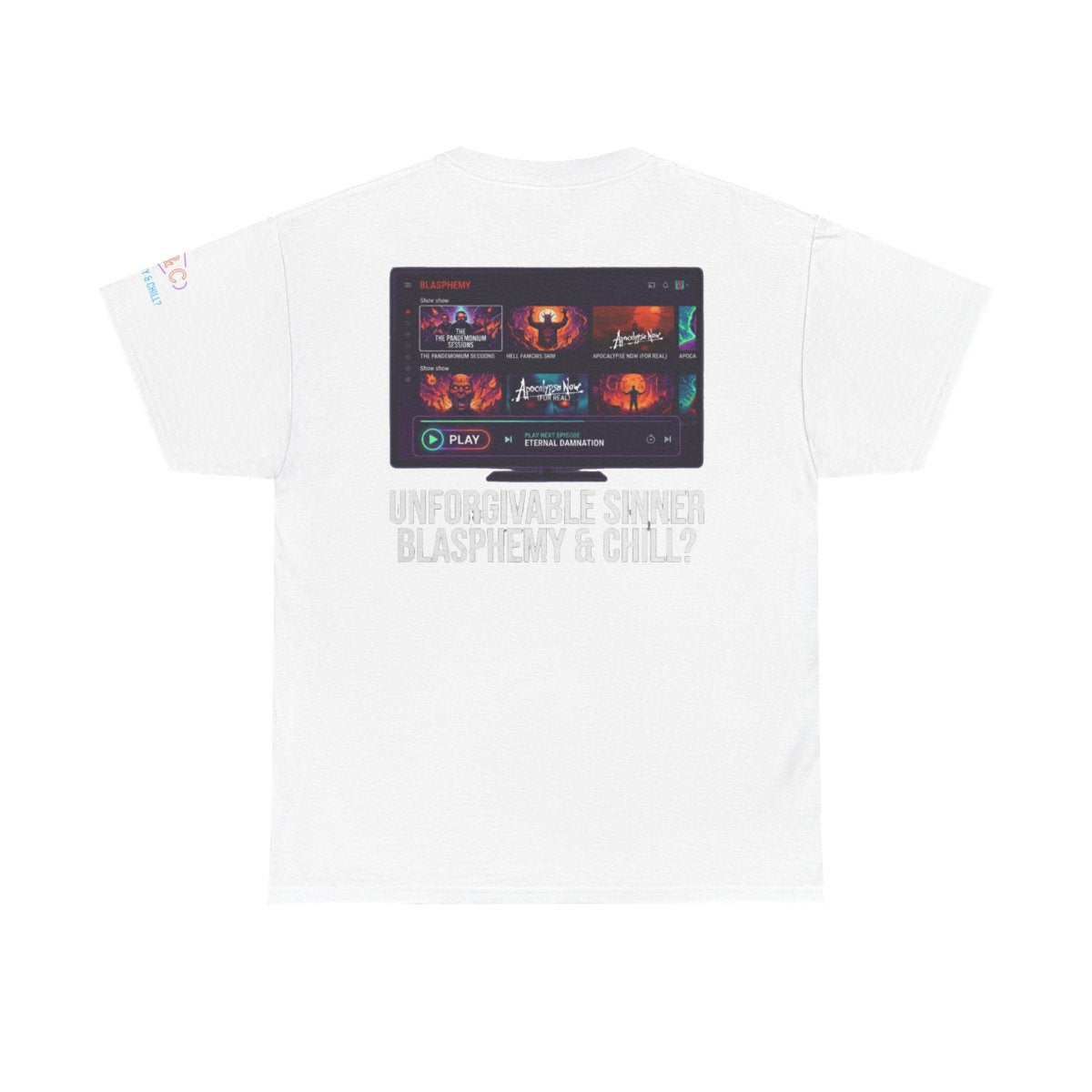 Color: White | Good Book Series Blasphemy & Chill Premium Graphic Tee