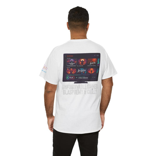Color: White | Good Book Series Blasphemy & Chill Premium Graphic Tee