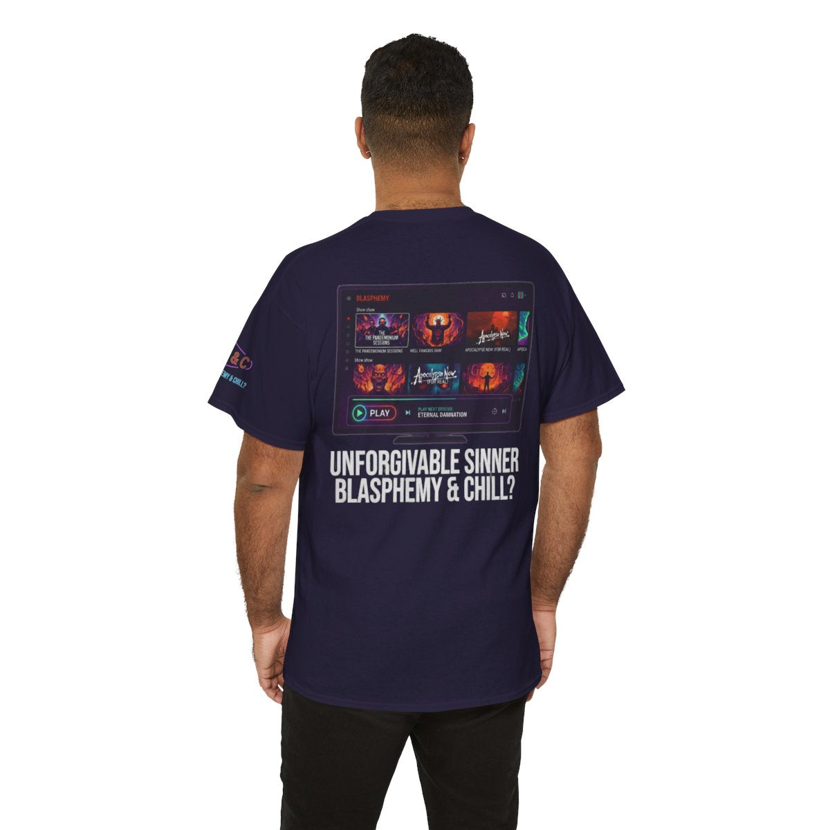 Color: Blackberry | Good Book Series Blasphemy & Chill Premium Graphic Tee