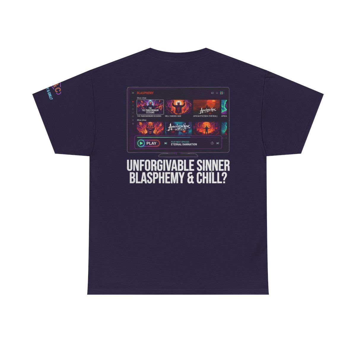 Color: Blackberry | Good Book Series Blasphemy & Chill Premium Graphic Tee