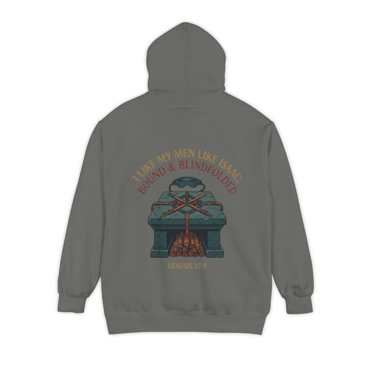 Color: Grey | Good Book Series Bound & Blindfolded Garment-Dyed Hoodie