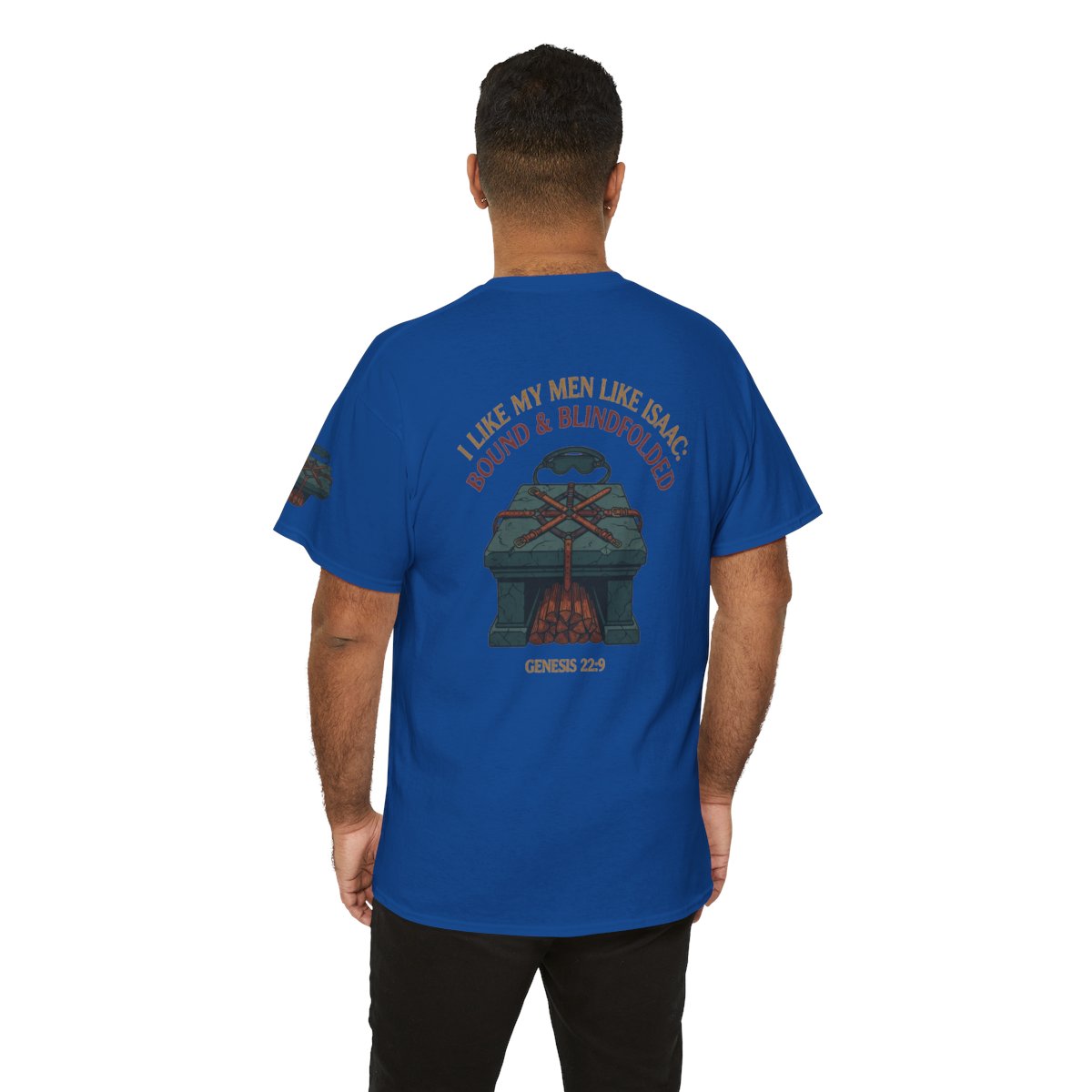 Color: Royal | Good Book Series Bound & Blindfolded Premium Graphic Tee