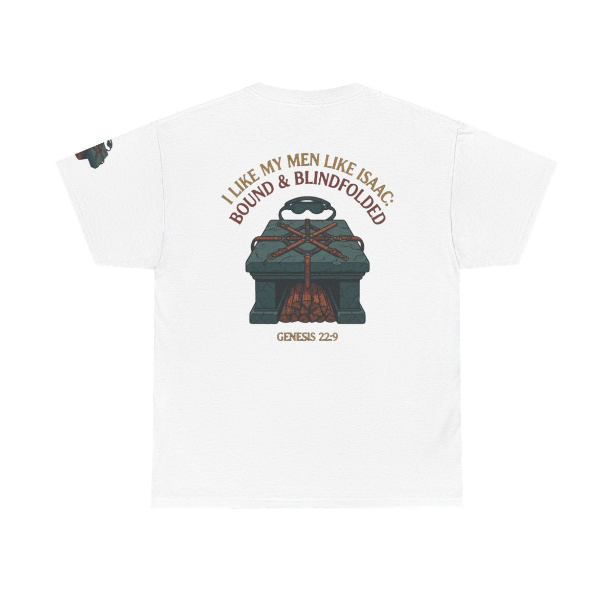 Color: White | Good Book Series Bound & Blindfolded Premium Graphic Tee