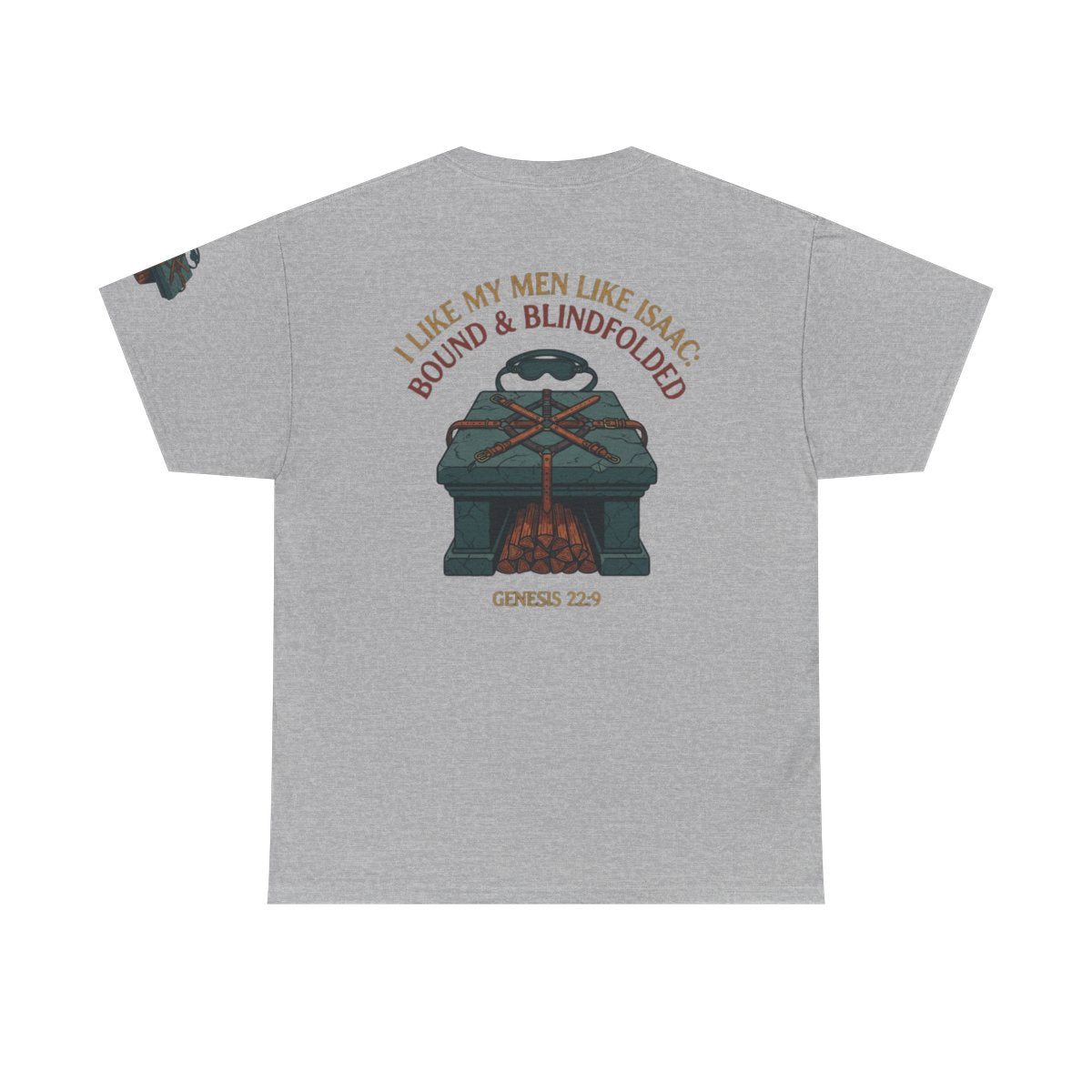 Color: Sport Grey | Good Book Series Bound & Blindfolded Premium Graphic Tee