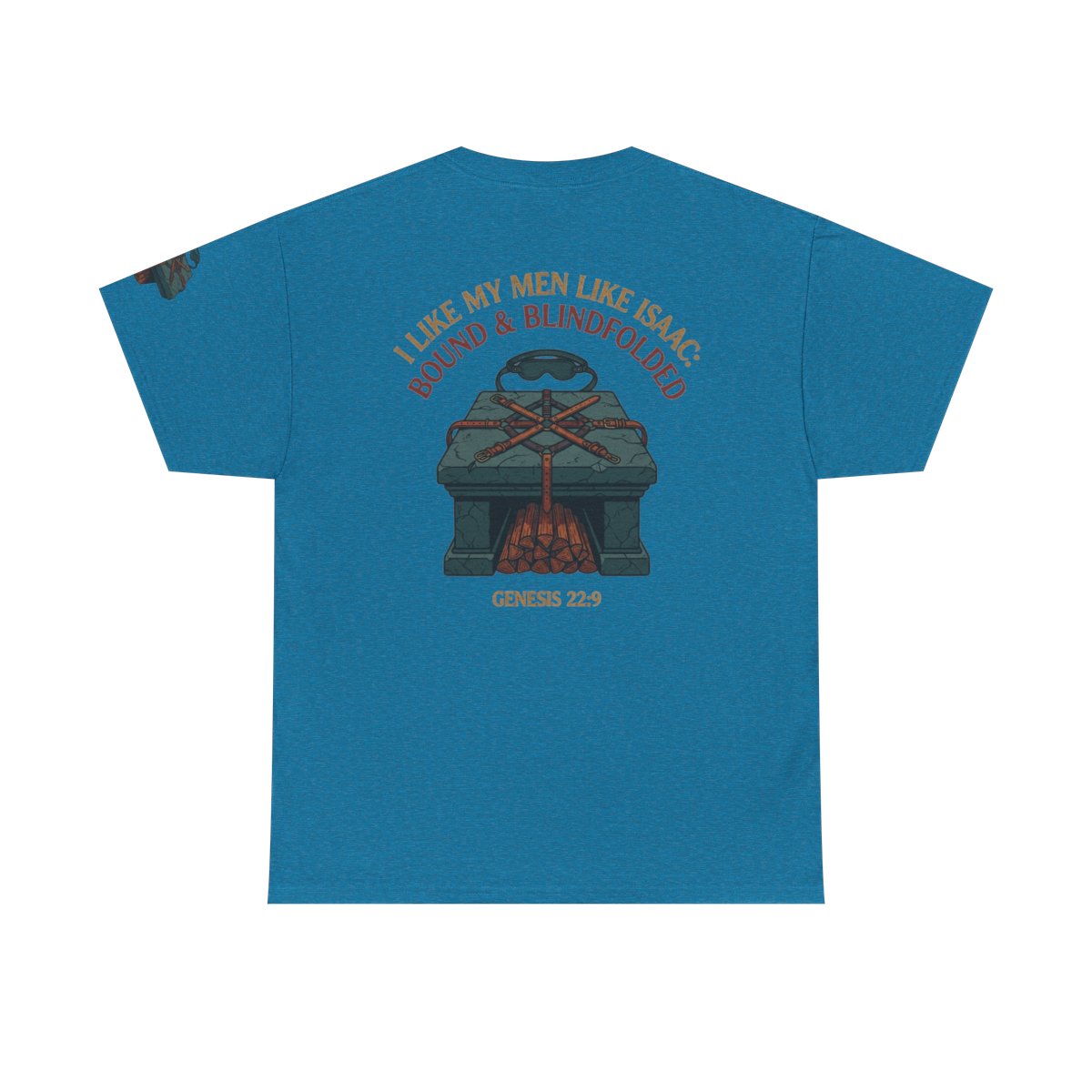 Color: Antique Sapphire | Good Book Series Bound & Blindfolded Premium Graphic Tee