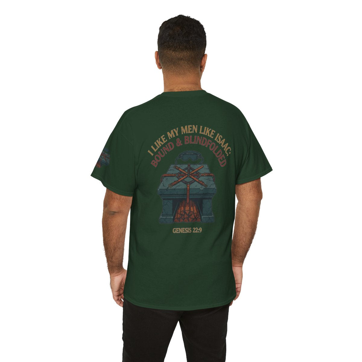 Color: Forest Green | Good Book Series Bound & Blindfolded Premium Graphic Tee