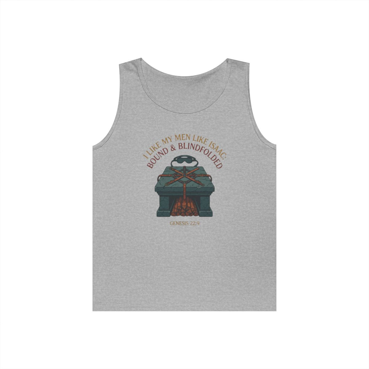 Color: Sport Grey | Good Book Series Bound & Blindfolded Tank Top