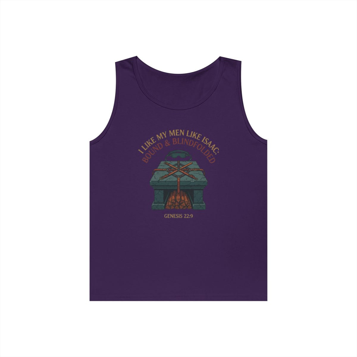 Color: Purple | Good Book Series Bound & Blindfolded Tank Top