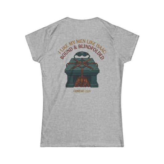 Color: Sport Grey | Good Book Series Bound & Blindfolded Women's Tee