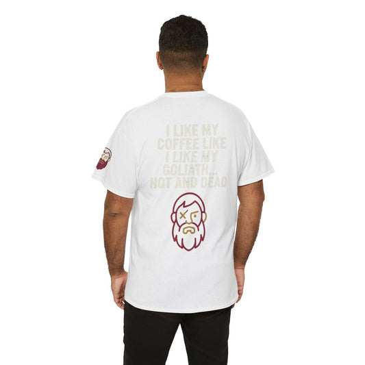 Color: White | Good Book Series Coffee Hot and Dead Premium Graphic Tee