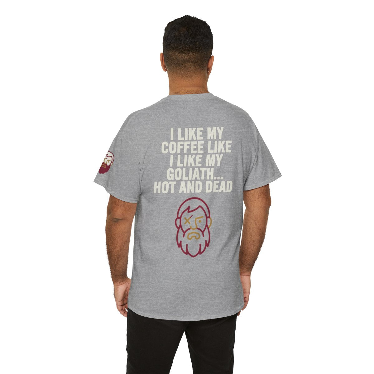 Color: Sport Grey | Good Book Series Coffee Hot and Dead Premium Graphic Tee