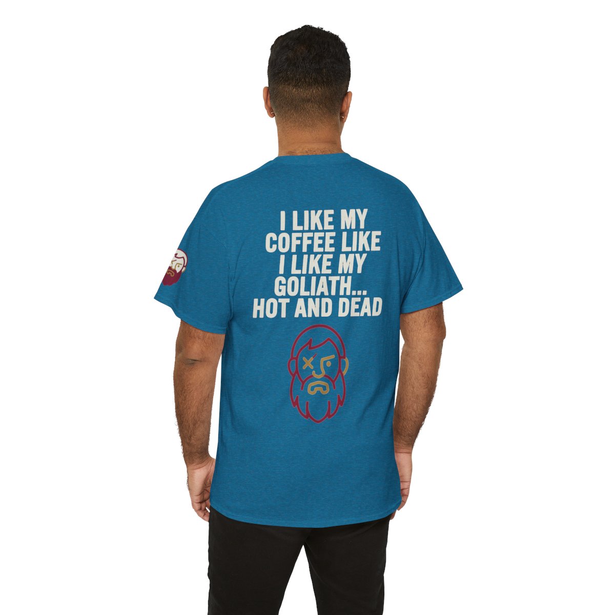 Color: Antique Sapphire | Good Book Series Coffee Hot and Dead Premium Graphic Tee