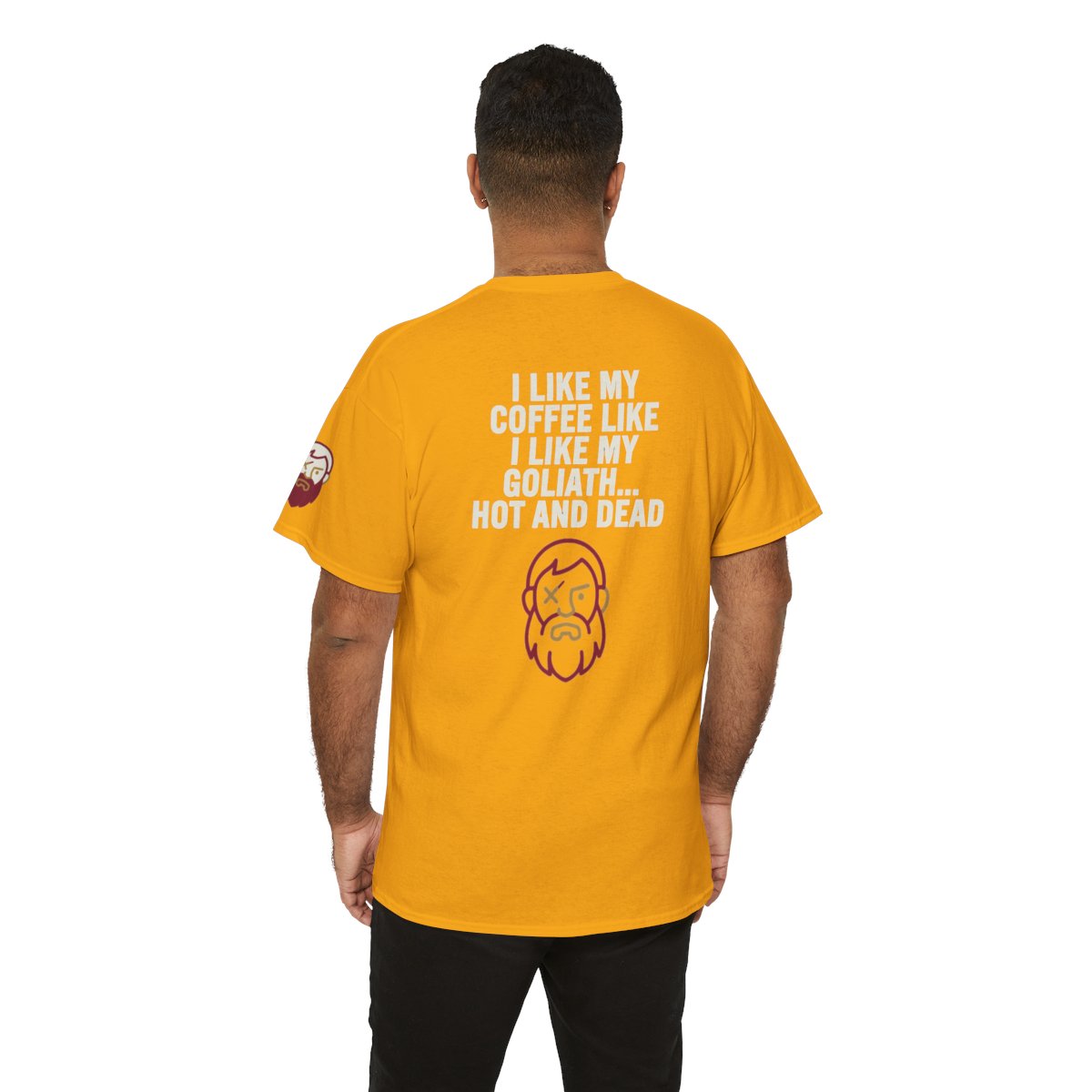 Color: Gold | Good Book Series Coffee Hot and Dead Premium Graphic Tee
