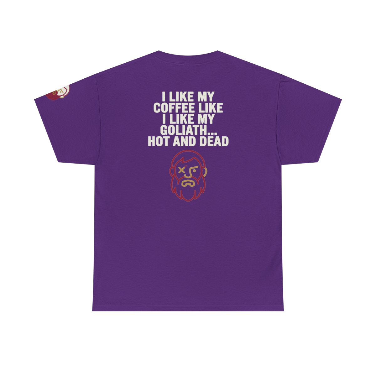 Color: Purple | Good Book Series Coffee Hot and Dead Premium Graphic Tee