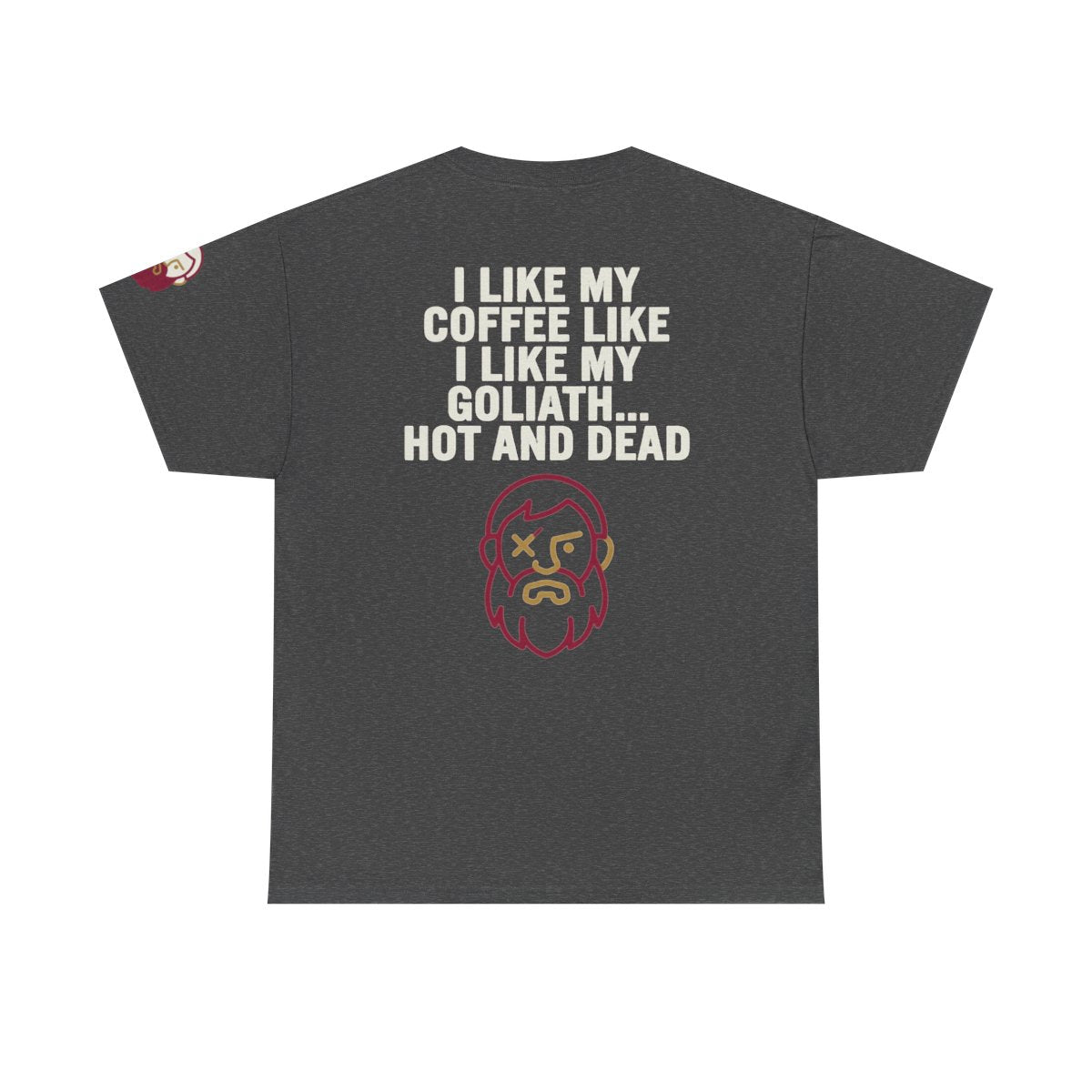 Color: Dark Heather | Good Book Series Coffee Hot and Dead Premium Graphic Tee