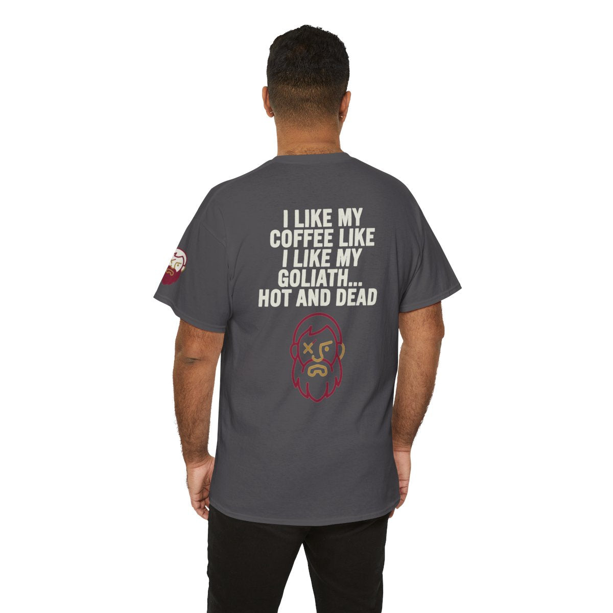 Color: Charcoal | Good Book Series Coffee Hot and Dead Premium Graphic Tee