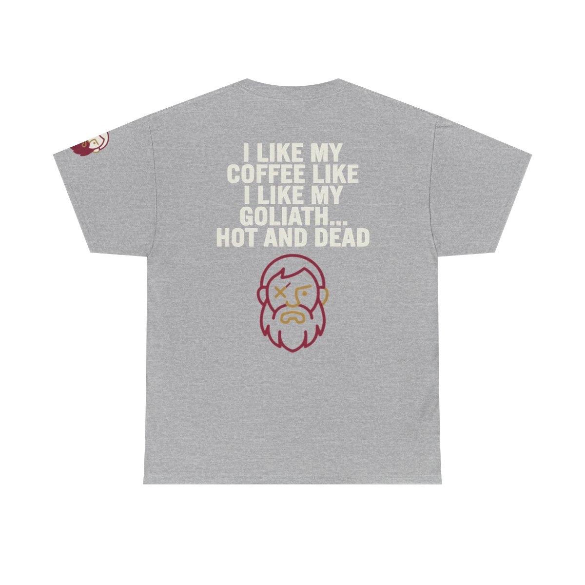 Color: Sport Grey | Good Book Series Coffee Hot and Dead Premium Graphic Tee