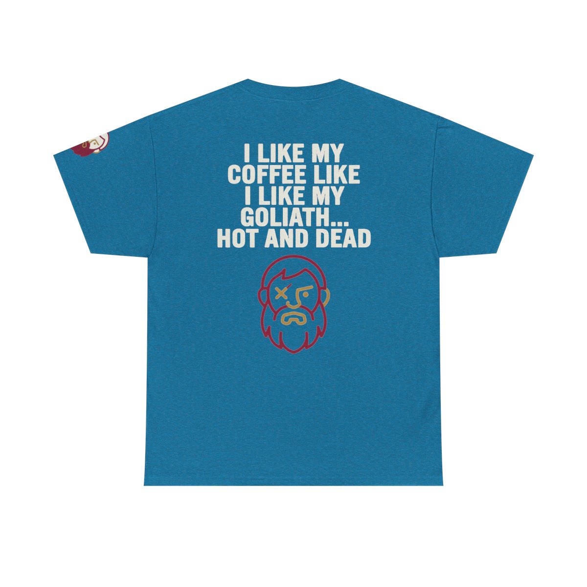 Color: Antique Sapphire | Good Book Series Coffee Hot and Dead Premium Graphic Tee
