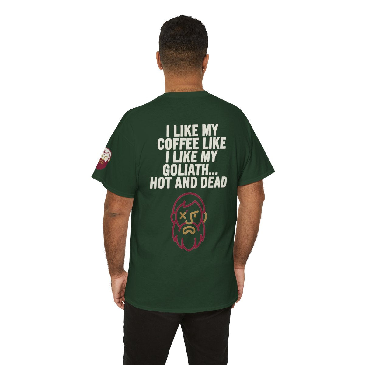 Color: Forest Green | Good Book Series Coffee Hot and Dead Premium Graphic Tee